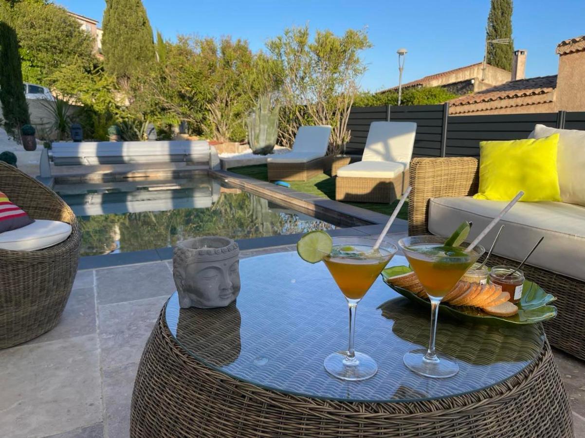 Casa Amor & Spa, Appartement Suite Jacuzzi & Piscine Chauffee Montfort-sur-Argens ภายนอก รูปภาพ